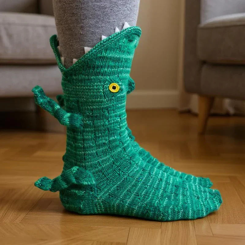 croc/Animal Hugging Socks
