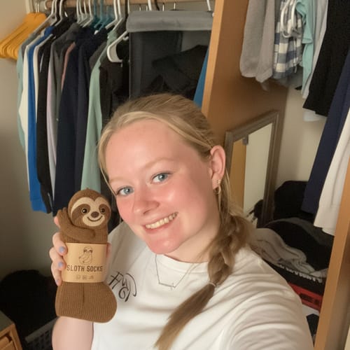 Sloth/Animal Hugging Socks